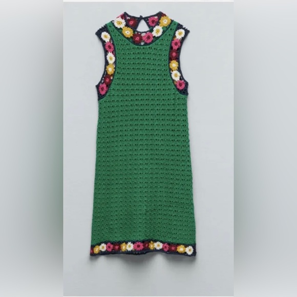 Zara Dresses & Skirts - Zara Crochet Mini Dress - NWT
